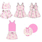 Baby Girl Sleeves Bows Sibling Dress Set ( Moq 5 Each Style ) 1.16