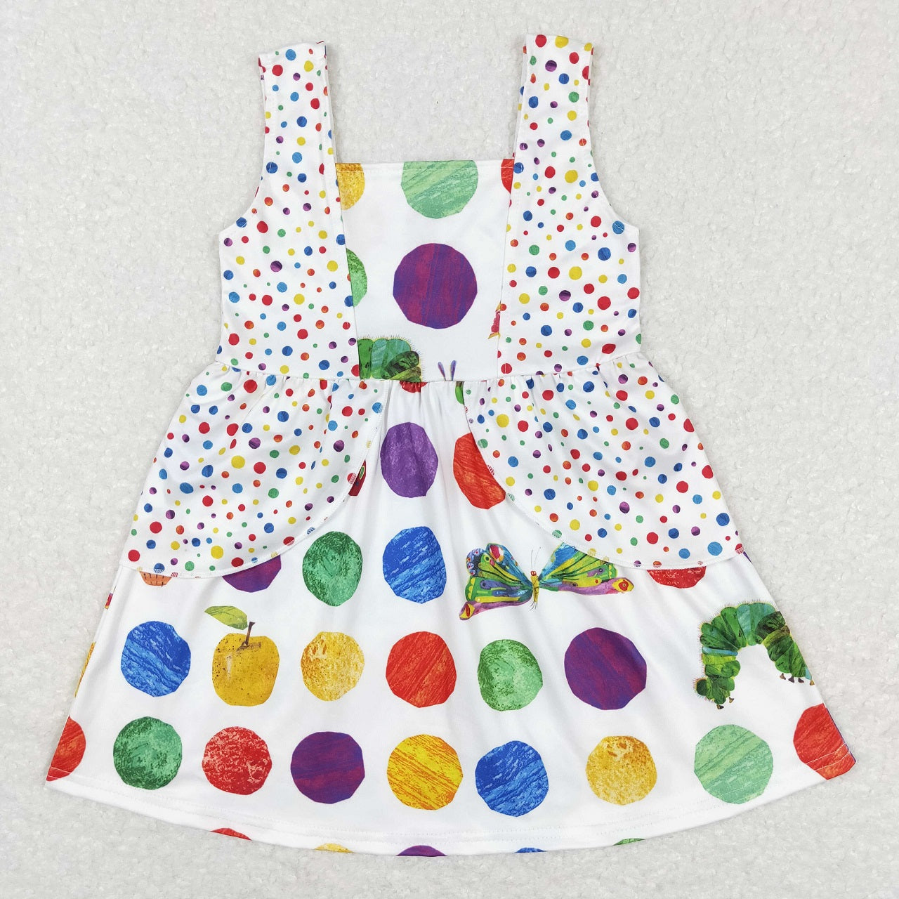 GSD0545 Baby Girl Sleeveless Worm Dress