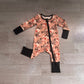Baby Boys Infant Ghosts Halloween Zipper Footie Sleeper Romper Clothes RTS