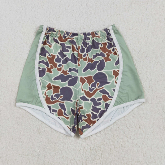 Baby Girl Green Camo Shorts Bottoms RTS