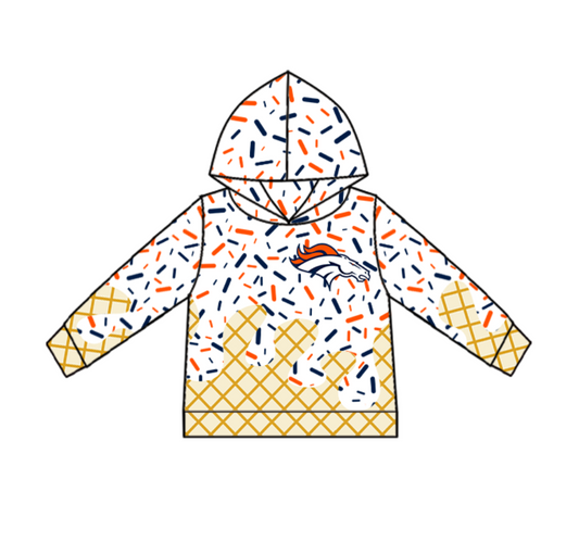 Baby Kids Toddler Kids Toddler Horse Team Hoodie Pullover Shirt ( Moq 5 )