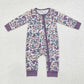Sibling Boys Infant Long Sleeves Camo Bamboo Zipper Sleeper Romper Clothes RTS