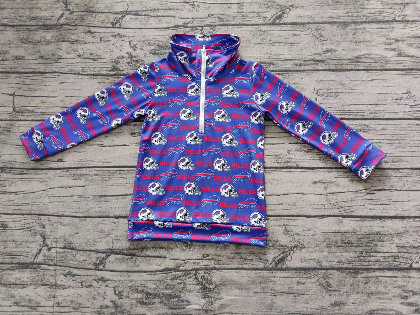 Baby Boy Toddler Long Sleeves Cow Team Zipper Shirt Tops Moq 5