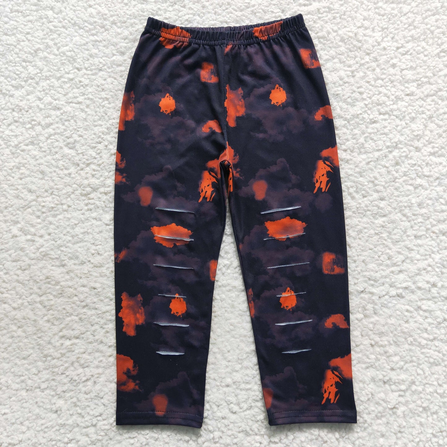 P0241 Baby Girl Halloween Tie Dye Pants