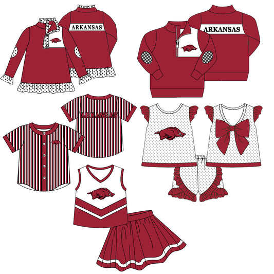 ( Moq 5 Each Style ) Baby Boys Girls Toddler Tiger Sibling Shirts Sets Team Pigs Clothing