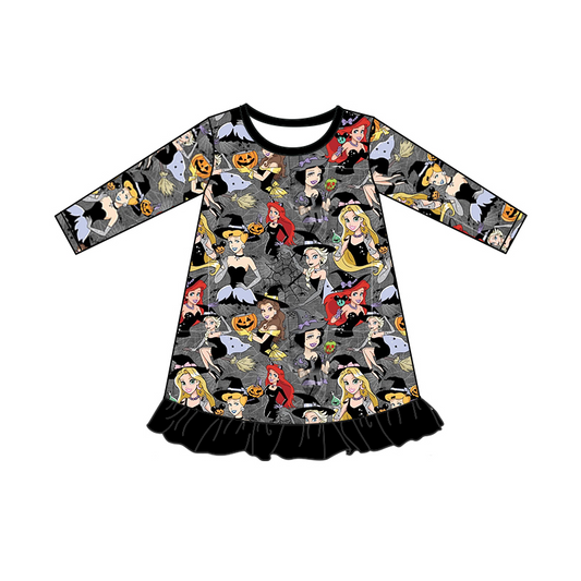 Baby Girl Long Sleeves Halloween Princess Dress