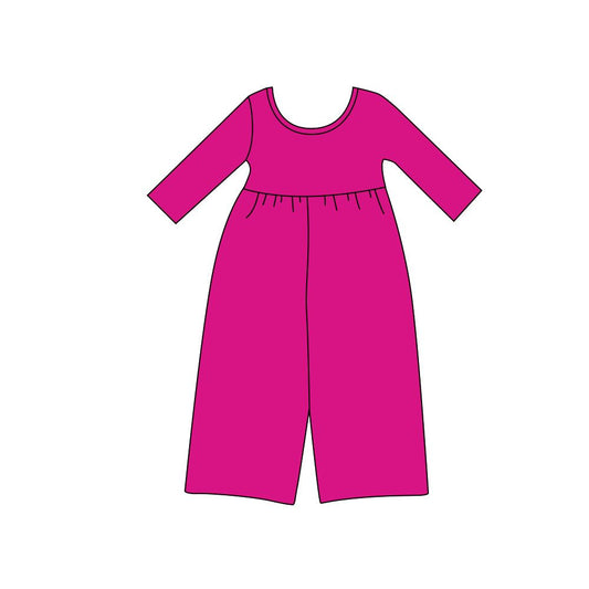 ( Moq 5 ) Preorder Baby Girls Kids Long Sleeves Pants Cotton Jumpsuit Clothes