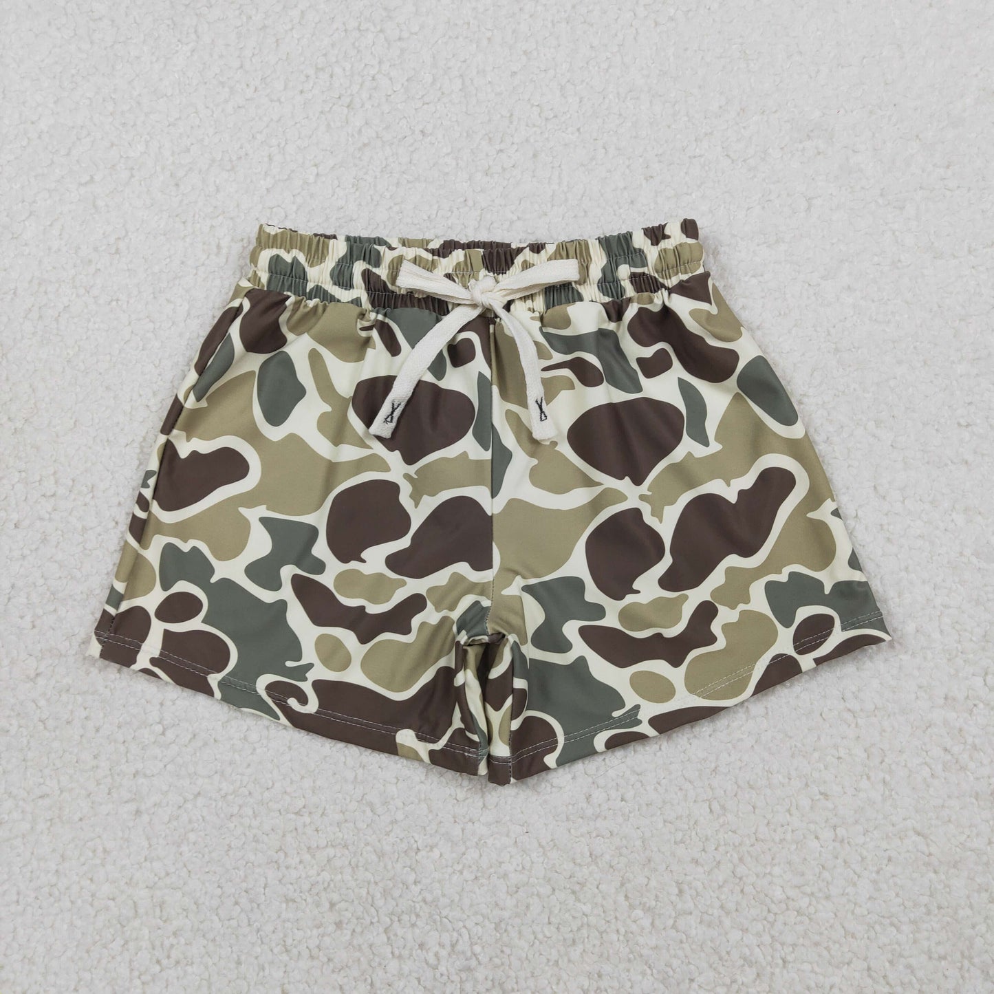 Baby Boys Kids Toddler Green Camo Swim Trunks Shorts Swimwear RTS