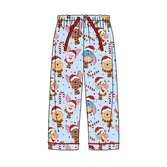 Adult Women Bear Friends Christmas Pajamas Pants