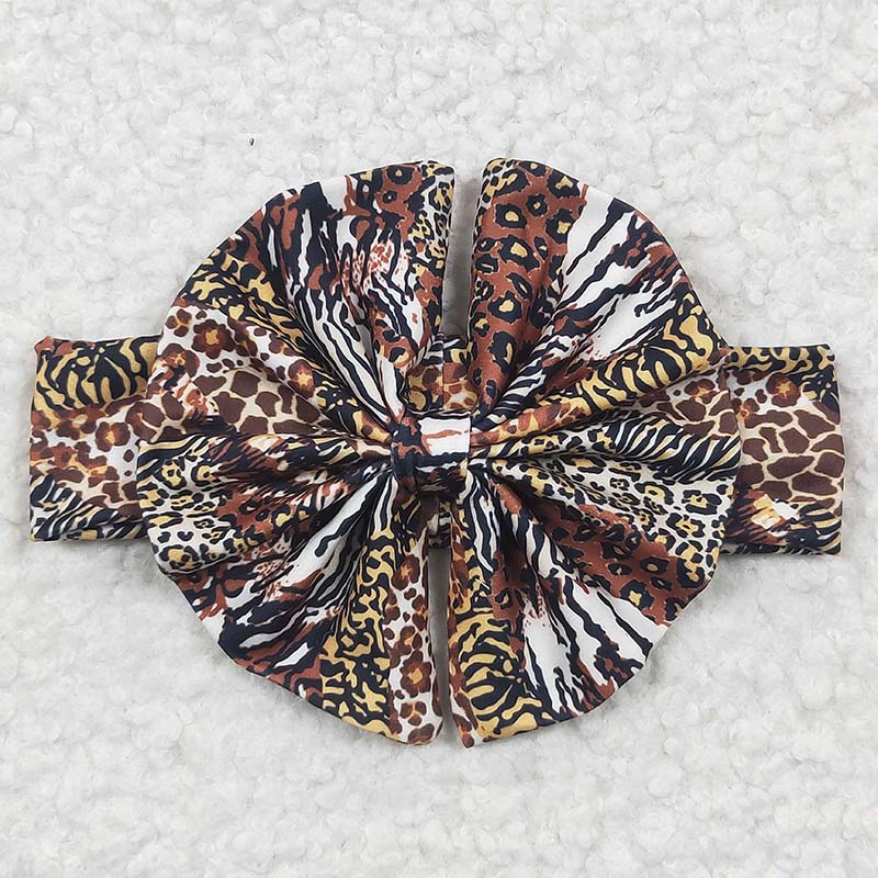 Promotion Baby Girl Short Sleeves Leopard Bummie Summer Outfit