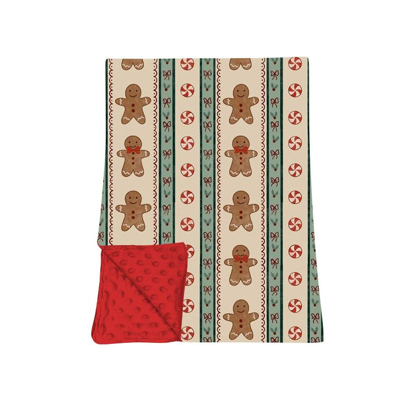 ( Moq 5 ) Preorder Baby Kids Toddler Gingerbread Candy Christmas Blanket