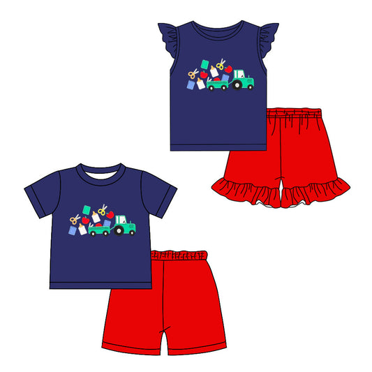 Baby Boy Girl Back To School Sibling Set ( Moq 5 Each Style ) 1.6