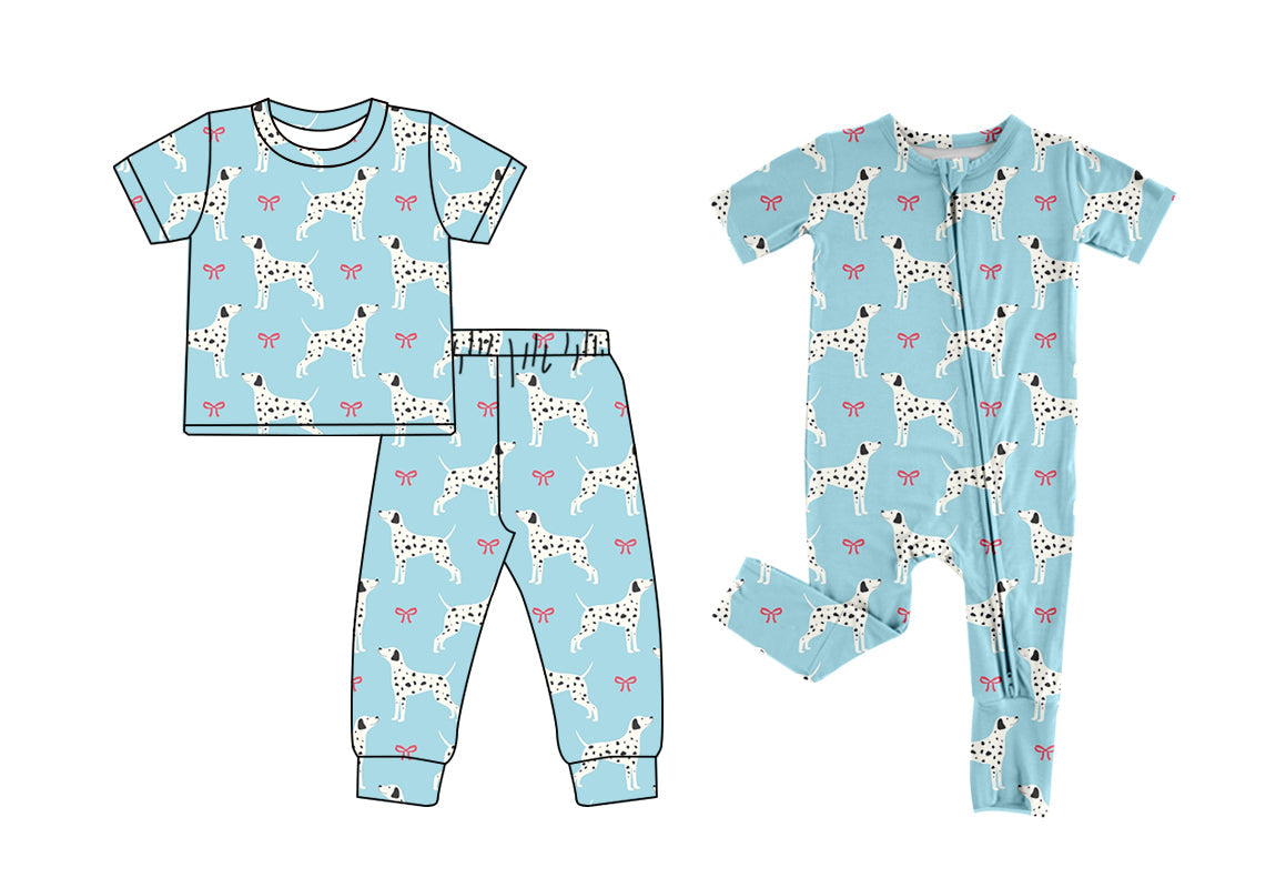 Baby Girl Dogs Bows Sibling Romper Set ( Moq 5 Each Style ) 1.4
