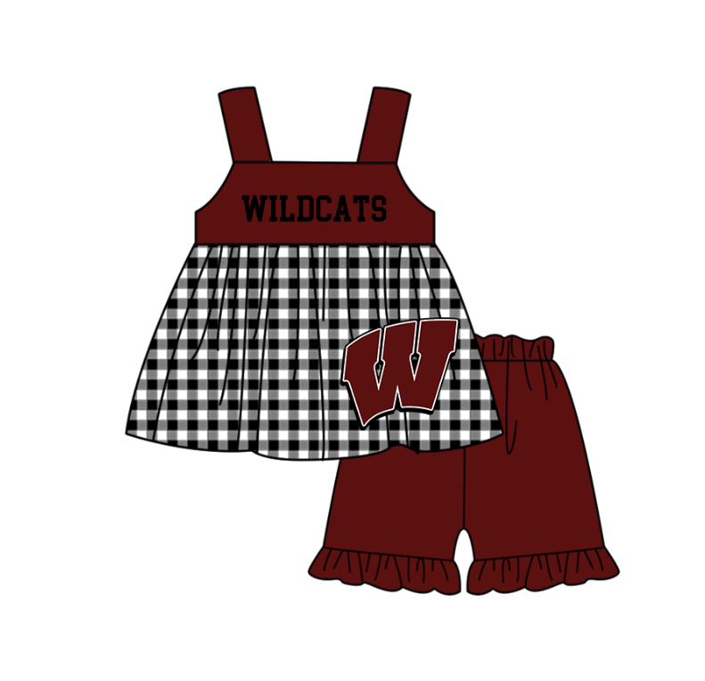 ( Moq 5 Each Style ) Baby Boys Girls Kids W Plaid Team Sibling Rompers Dress Sets