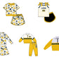 ( Moq 5 Each Style ) Sibling Baby Girls Kids Bows Team Shirt Sets Clothes