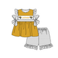 ( Moq 5 ) Baby Girls Toddler Short Sleeves Tunic Dots Shorts Team Set