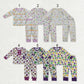 Sibling Baby Boys Girls Long Sleeves Shirts Pants Sets Pajamas Mardi Gras  Clothes RTS