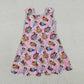 Baby Girls Kids Sleeveless Yoga Active Princess Knee Length Dress RTS