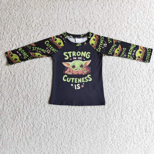 Promotion 6 A18-3 Baby Boy Long Sleeves Cartoon Shirt