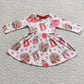 Promotion Baby Girl Long Sleeves Cartoon Valentine's Day Twirl Dress RTS