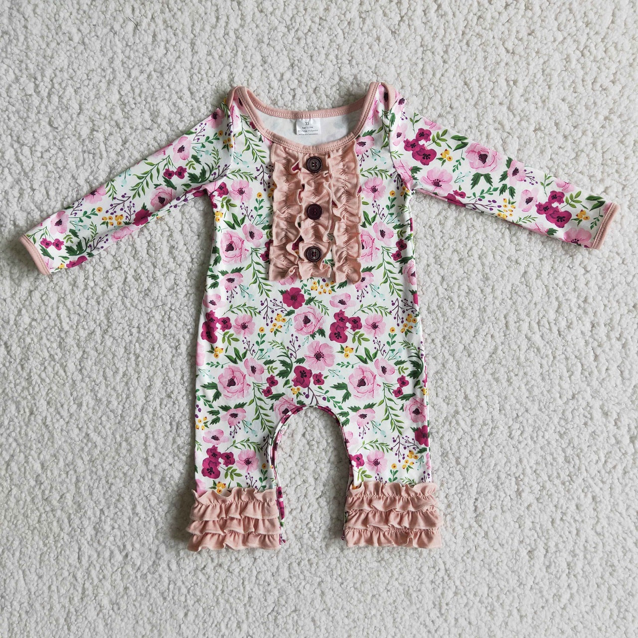 Promotion 6 A22-3 Baby Girl Floral Romper