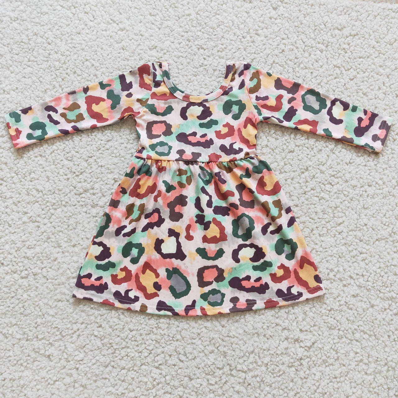 Promotion 6 B11-29 Baby Girl Leopard Dress