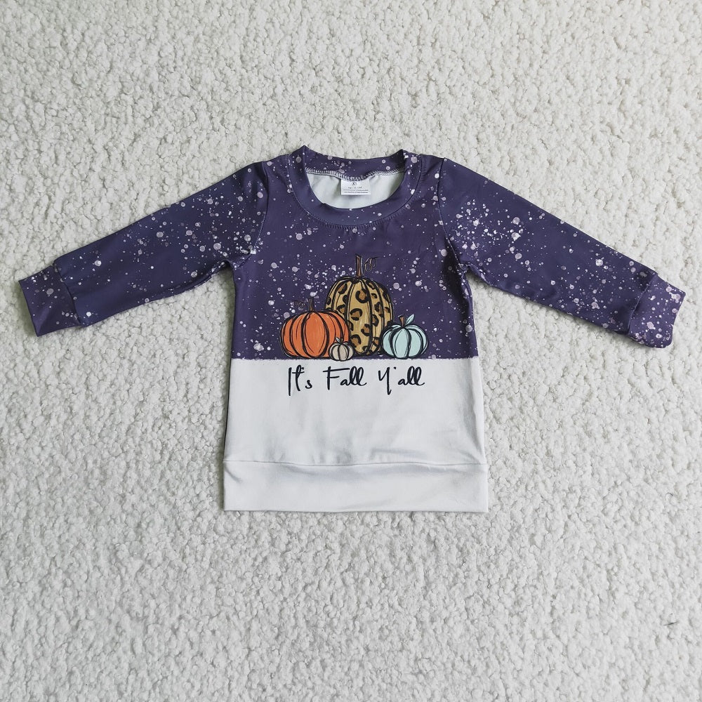 Promotion 6 B4-32 Baby Boy Pumpkin Tops Shirt