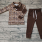 Baby Boy Long Sleeves Fall Camo Grasses Pullovers Tops Shirt Pants Set RTS