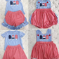 Moq 3 Pre-order SR1310 Baby Boy Sleeveless Popsicle July 4th One Piece Romper