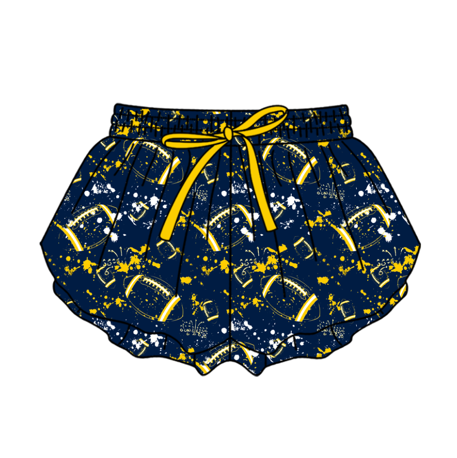 ( Moq 5 Each Style ) Baby Boys Girls Toddler Football Sibling Shorts Romper Dresses Set Team Clothing