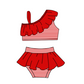 ( Moq 5 Each Style ) Baby Boys Girls Kids Team Sibling Jumpsuits Sets Red Swimsuits Clothes