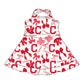 ( Moq 5 each style ) Baby Girl Team C Bows Sibling Dress Set 5.21