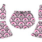 ( Moq 5 Each Style ) Baby Girls Kids Soccer Bows Sibling Shorts Sets Pink Clothes
