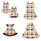 ( Moq 5 each style ) Baby Girl Toddler M Team Bows Sibling Dress Set 6.26