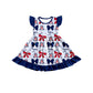 ( Moq 5 each style ) Baby Girl Toddler A Team Bows Sibling Dress Set 6.24