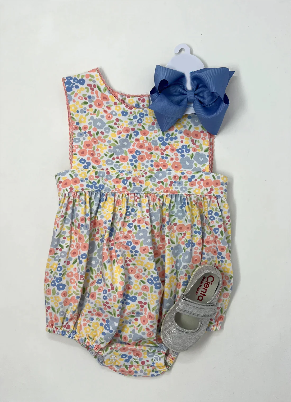 Moq 3 Pre-order Baby Girl Floral Sleeveless One Piece Romper