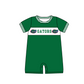 ( Moq 5 ) Baby Boys Kids Short Sleeves Team Summer Green Romper
