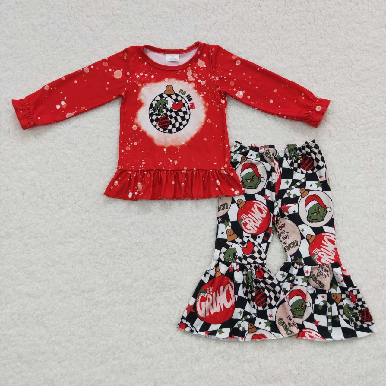 BLP0209 Baby Boy Christmas Long Sleeves Pants Outfit