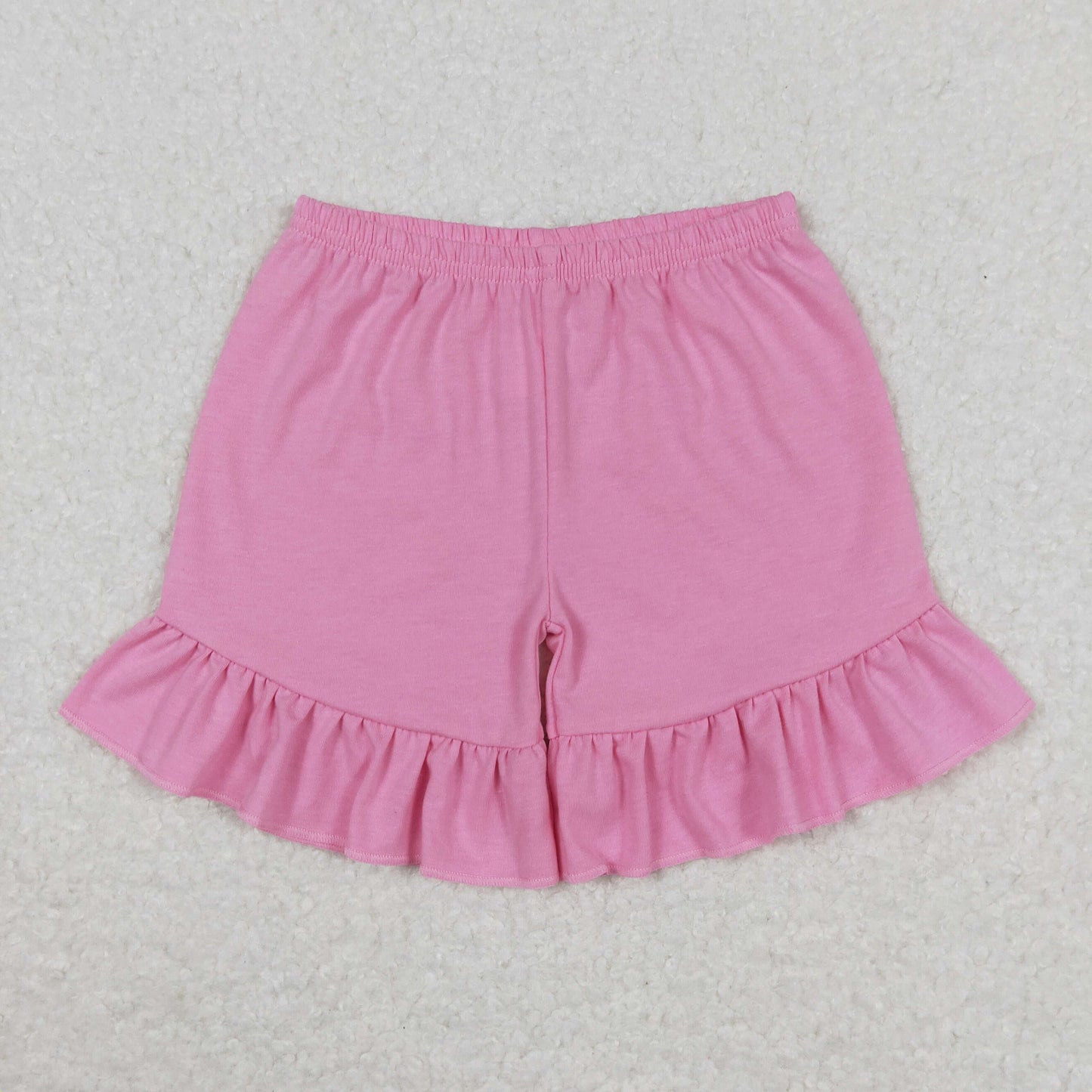 Baby Girl Summer Pink Cotton Shorts