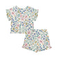 ( Moq 5 Each Style ) Sibling Baby Girls Kids Short Sleeves Floral Shirts Shorts Summer Sets