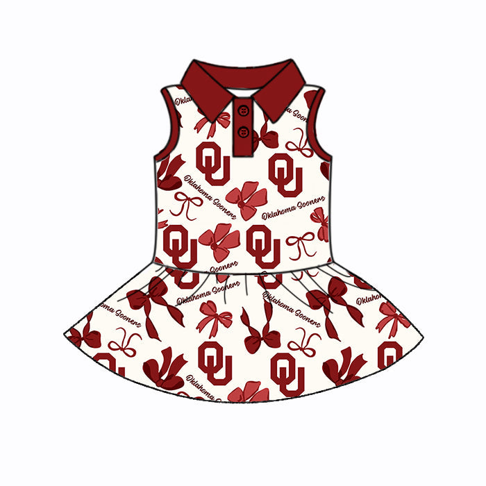 ( Moq 5 each style ) Baby Girl Team Bows Sibling Dress Set 5.23