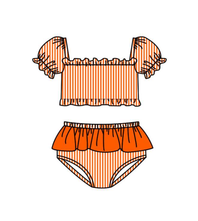 ( Moq 5 Each Style ) Baby Boys Girls Kids Team Sibling Jumpsuits Sets Swimsuits