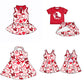 ( Moq 5 each style ) Baby Girl Team Bows Sibling Dress Set 5.14