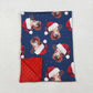 Baby Toddler Kids Christmas Cow Western Blanket RTS