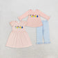Baby Girl Embroidery Princess Sibling Dress Set Clothes Clothes RTS