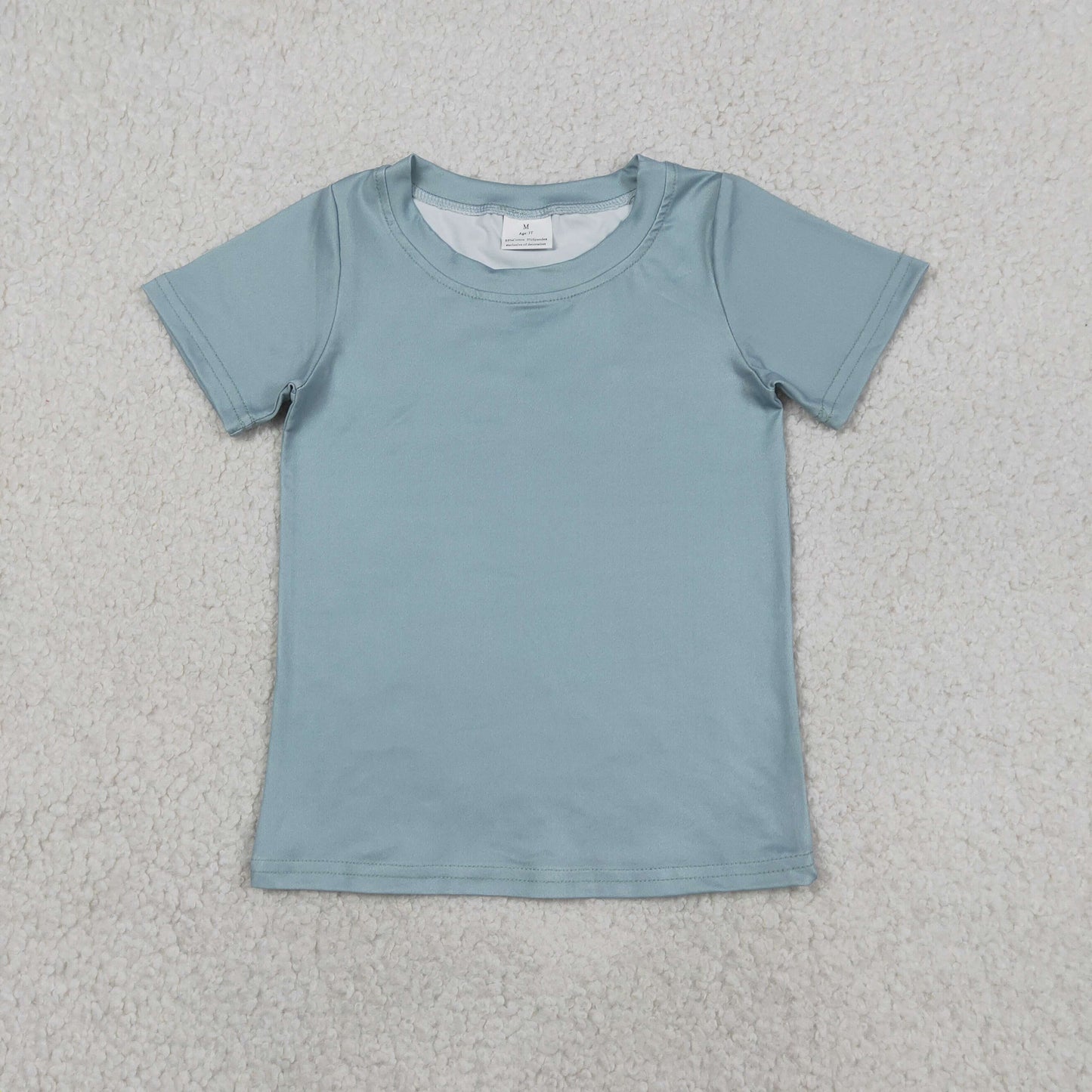 Baby Boys Kids Short Sleeves Baseball Green Shirt Tops RTS