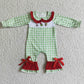 Baby Girl Embroidery Christmas Sibling Romper Set