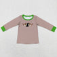 Sibling Boys Kids Long Sleeves Embroidery Dogs Ducks Deer Hunting Shirt Tops RTS