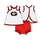 ( Moq 5 ) Baby Girls Toddler G Dots Tops Red Bummie Shorts Team Set