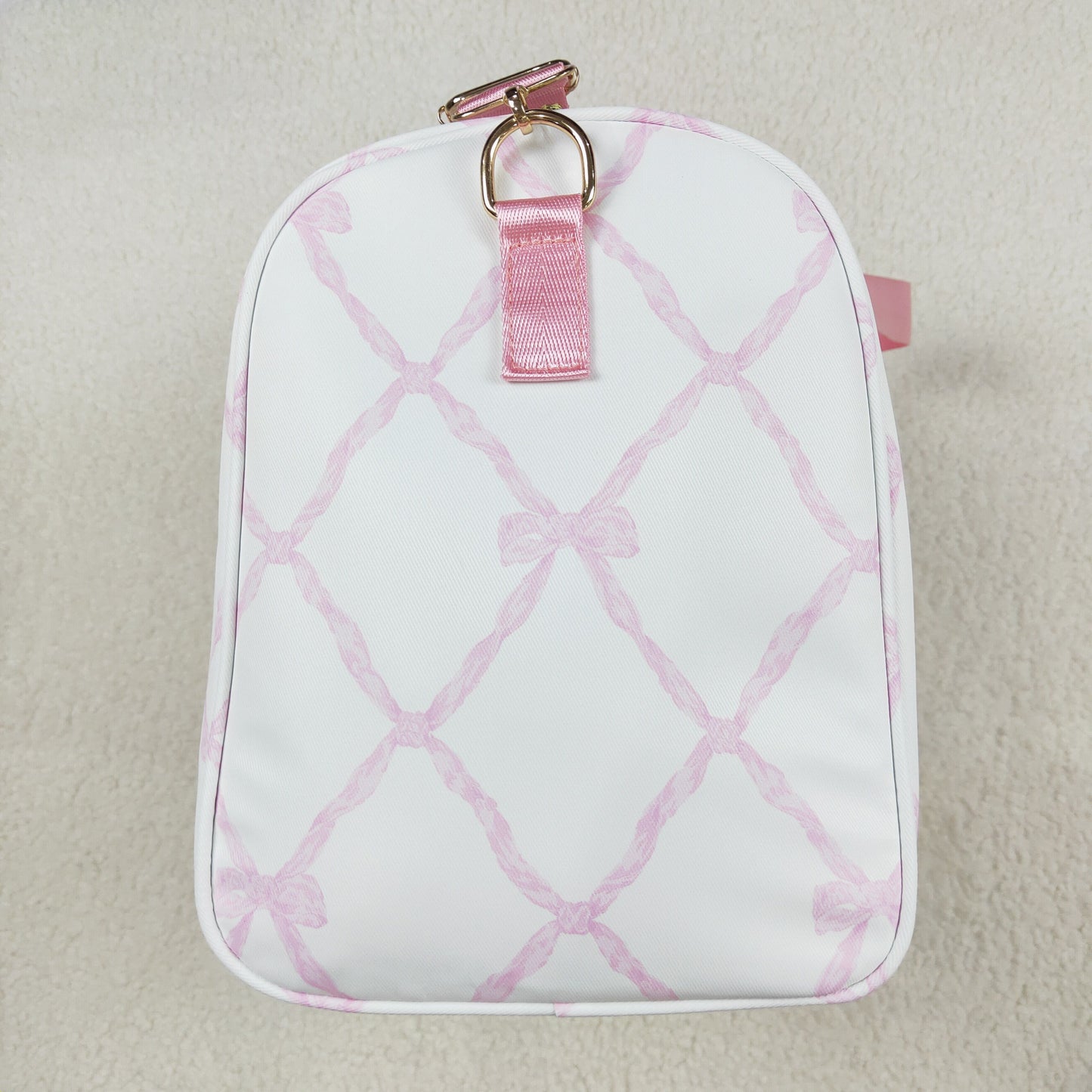 Baby Girl Adult Bows Pink Travel Duffle Bag